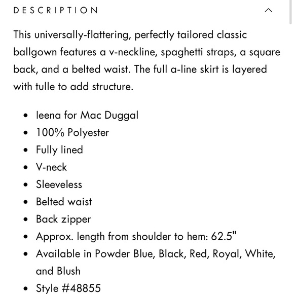 Ieena for Mac Duggal Ballgown NWT - Picture 4 of 15